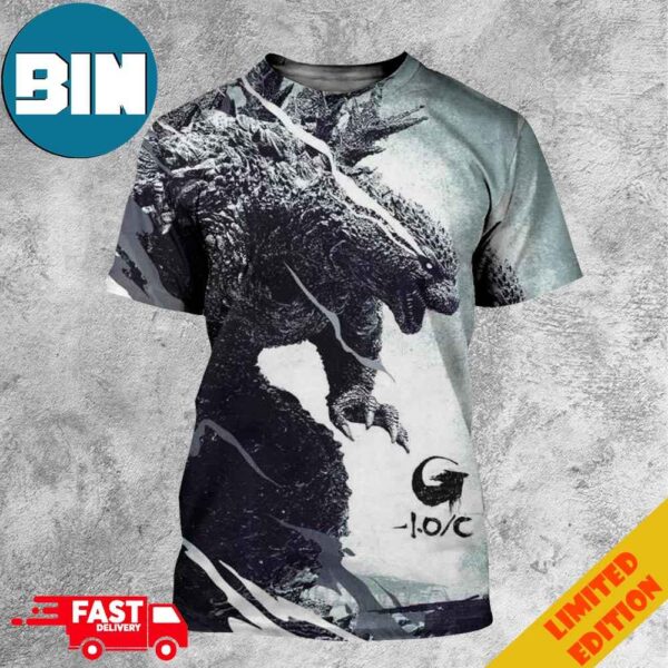 Atomic Monster Godzilla Minus One Minus Color to North American 3D T-Shirt