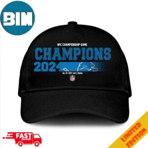 Congratulations Detroit Lions Is Champions Of NFC Championship Game Season 2023-2024 At Jan 28 Levi’s Stadium Logo Merchandise Hat-Cap