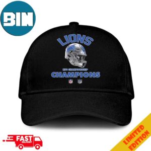 Detroit Lions NFC Championship Season 2023-2024 NFL Super Bowl LVII Merchandise Helmet Winners Hat-Cap