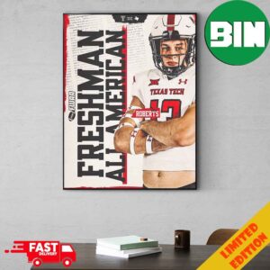 FBS Freshman Co-leader In Tackles Football Bowl Subdivision All American Poster Canvas