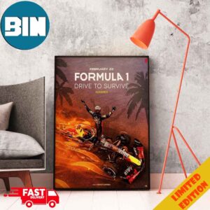 February 23 2024 Formula 1 Drive To Survive Season 6 Max Verstappen Netflix Poster Canvas