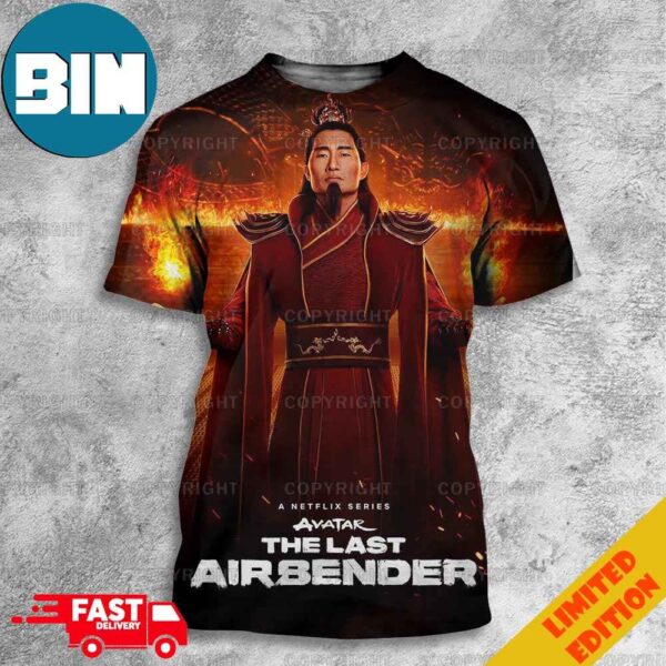 Fire Lord Ozai In Live Action Avatar The Last Airbender Series Releasing February 22 on Netflix 3D -Shirt