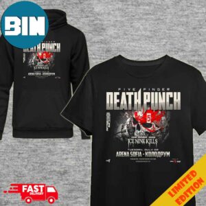 Five Finger Death Punch Announce Summer 2024 UK European Tour With Special Guest Ice Nine Kills Tour Schedule Lists T-Shirt Hoodie