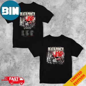 Five Finger Death Punch Announce Summer 2024 UK European Tour With Special Guest Ice Nine Kills Tour Schedule Lists Two Sides Merchandise T-Shirt