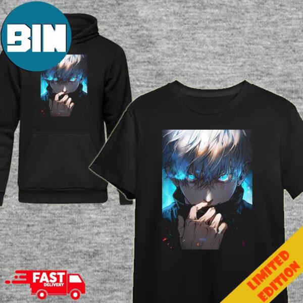 Gojo Satoru Blue Eyes Jujutsu Kaisen T-Shirt Hoodie