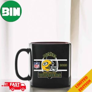 Green Bay Packers NFC Wild Card Champions Season 2023-2024 NFL Divisional Helmet Winners Ceramic Mug