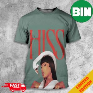 HISS By Megan Thee Stallion Poster Music Merchandise Fan Gifts 3D T-Shirt