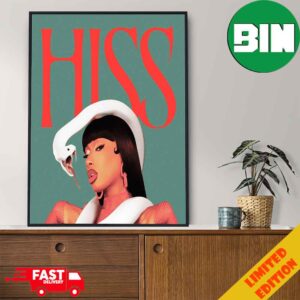 HISS By Megan Thee Stallion Poster Music Merchandise Fan Gifts Home Decorations Poster Canvas