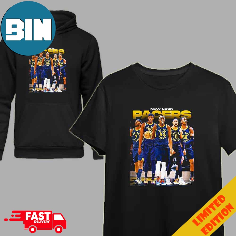 Hield Buddy Turner Myles Pascal Siakam Haliburton Tyrese Bennedict Mathurin New Look Indiana Pacers T-Shirt Hoodie