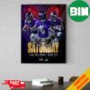 Houston Texans vs Baltimore Ravens To Kick Off The Weekend Might Be Something Special Saturday ET On ESPN ABC  NFL Divisional 2023-2024 Poster Canvas