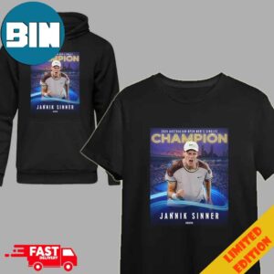 Jannik Sinner Becomes A 2024 Australian Open Men’s Singles Champion Grand Slam Champion 2024 T-Shirt Hoodie