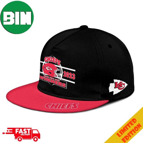 Kansas City Chiefs AFC Wild Card Champions Season 2023-2024 NFL Divisional Helmet Winners Merchandise Hat-Cap