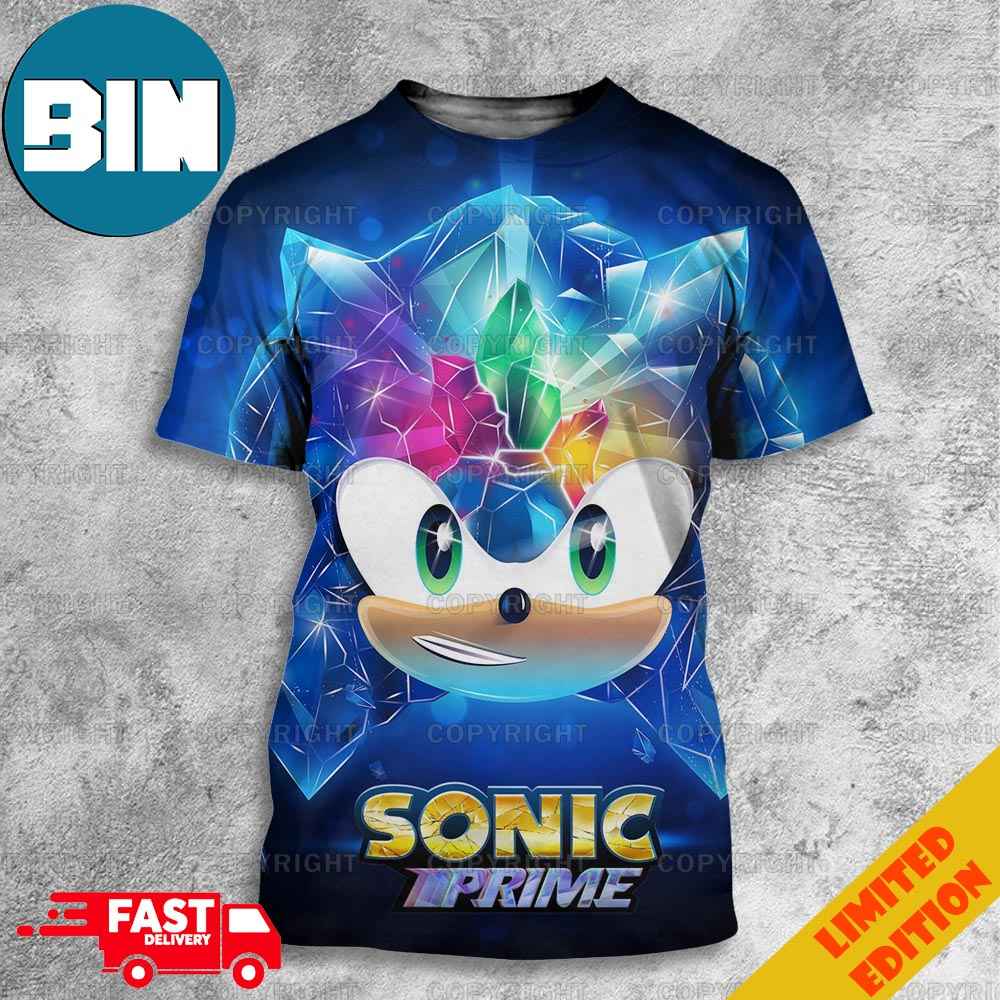 Key Visuals For The 3rd Season Of Netflix Sonic Prime By RicoJrCrea 3D T-Shirt