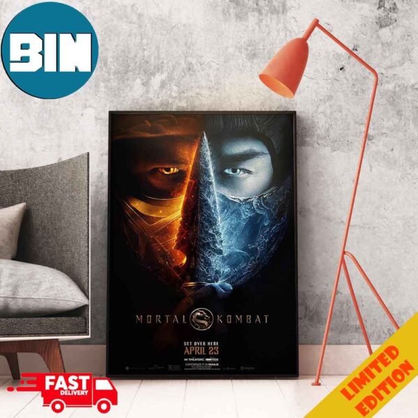 MORTAL KOMBAT 2 Get Over Here April 23 2024 Poster Canvas