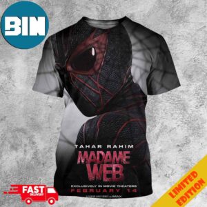 Madame Web New Posters Taha Rahim Movie Theaters February 14 3D T-Shirt