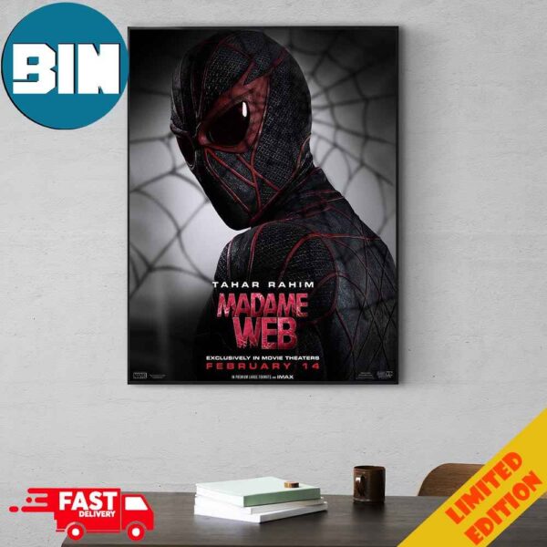 Madame Web New Posters Taha Rahim Movie Theaters February 14 Poster Canvas