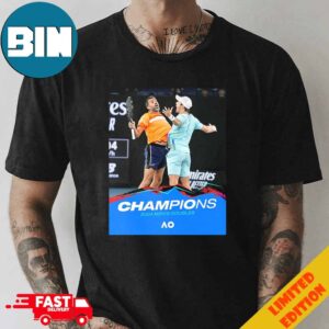 Matt Ebden And Rohan Bopanna Mission Accomplished Win Their First Grand Slam Title As A Team Aus Open 2024 Men’s Doubles Champions T-Shirt