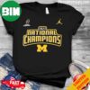 Michigan Wolverines 2023 National Champions Hail To The Victors T-Shirt Long Sleeve Hoodie Sweater