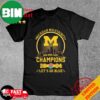 Michigan Wolverines 2024 Rose Bowl Game Champions T-Shirt Long Sleeve Hoodie Sweater