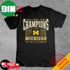 Michigan Wolverines Football 2024 Rose Bowl Game Champions T-Shirt Long Sleeve Hoodie Sweater