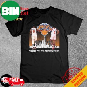 New York Knicks RJ Barrett And Immanuel Quickley Thank You For The Memories Signatures T-Shirt Long Sleeve Hoodie Sweater