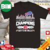 Official Bills 2023 AFC East Division Champions Two-Sided T-Shirt Long Sleeve Hoodie Sweater
