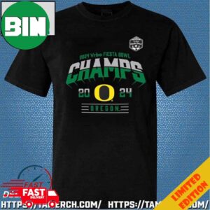 Original Oregon Ducks 2024 Fiesta Bowl Champions Locker Room T-Shirt