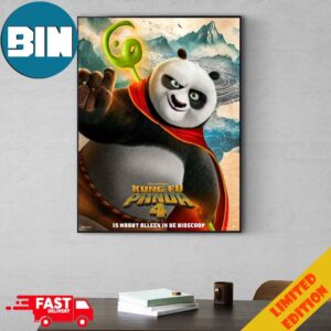 Po Poster For Kung Fu Panda 4 Is Maart Alleen In De Bioscoop Poster Canvas