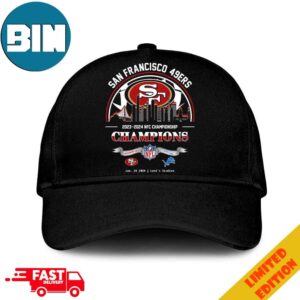 San Francisco 49ers Winners Season 2023-2024 NFC Championship NFL Divisional Skyline January 28 2024 Levi’s Stadium Hat-Cap