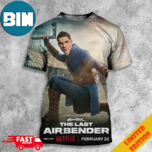 Sokka In The Live-action ‘AVATAR THE LAST AIRBENDER’ Series 3D T-Shirt