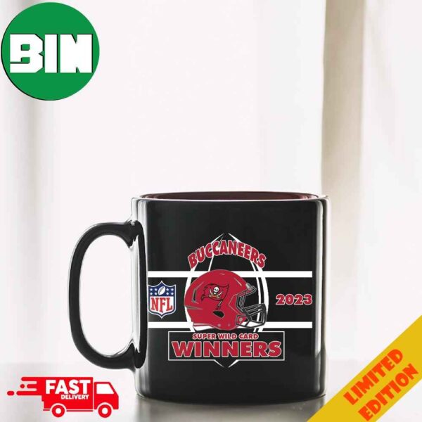 Tampa Bay Buccaneers NFC Wild Card Champions Season 2023-2024 NFL Divisional Helmet Winners Ceramic Mug