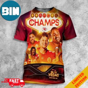 Taylor Swift And The Kansas City Chiefs In Super Bowl LVIII In Las Vegas 3D T-Shirt