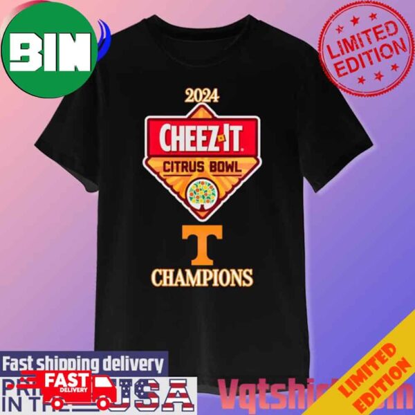 Tennessee Volunteers Cheez-It Citrus Bowl Champions 2024 T-Shirt