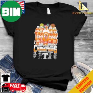 Tennessee Volunteers Football 2024 Cheez-It Citrus Bowl Champions Signatures T-Shirt Long Sleeve Hoodie Sweater