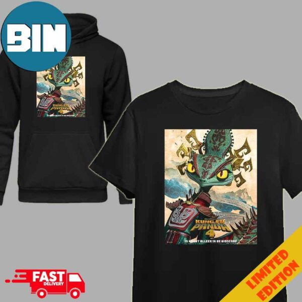 The Chameleon New Charater Posters For Kung Fu Panda 4 Releasing In Theateers On March 8 T-Shirt Hoodie