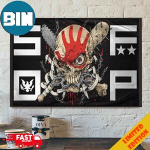 The Five Finger Death Punch Warhead Flag  Poster Canvas