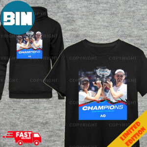 Their First Grand Slam Champions Mixed Doubles 2024 Title As A Team Congratulations Hsieh Su-Wei Jan Zielinski T-Shirt Hoodie