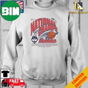 Uconn 2023 National Champs Huskies University Of Connecticut Houston Texas T-Shirt Long Sleeve Hoodie Sweater