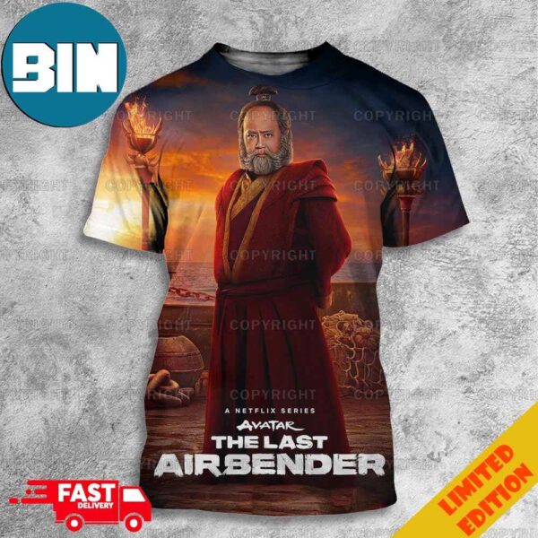 Uncle Iroh In Live Action Avatar The Last Airbender Series Releasing February 22 on Netflix T-Shirt