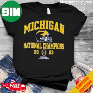 University Of Michigan National Champions 2023 CFP National Championship T-Shirt Long Sleeve Hoodie Sweater
