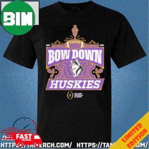 Washington Huskies College Football Playoff 2024 Bow Down T-Shirt