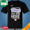 Washington Huskies College Football Playoff 2024 National Championship Game T-Shirt