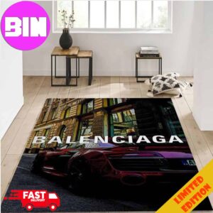 Balenciaga Car Luxury Rug Home Decor For Living Room