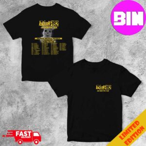 Blink-182 One More Time World Tour 2024 Schedule Lists Two Sides T-Shirt