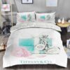 Baby Dog Tiffany And Co Luxury Brand Premium Bedding Set Home Decor