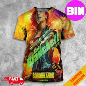 Cate Blanchett as Lilith Chaos Needs A Conductor Borderlands Movie Chaos Loves Company 2024 3D T-Shirt