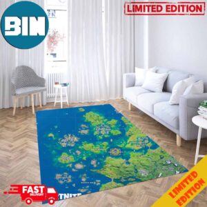 Chapter 2 Season 3 Mini Map For Living  Room Bed Room Home Decor Rug Carpet