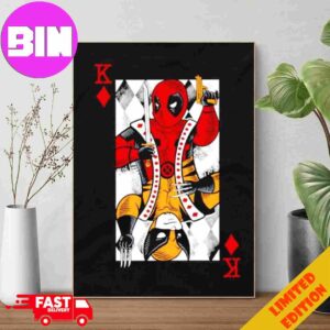 Deadpool and Wolverine Double King D Poster Canvas