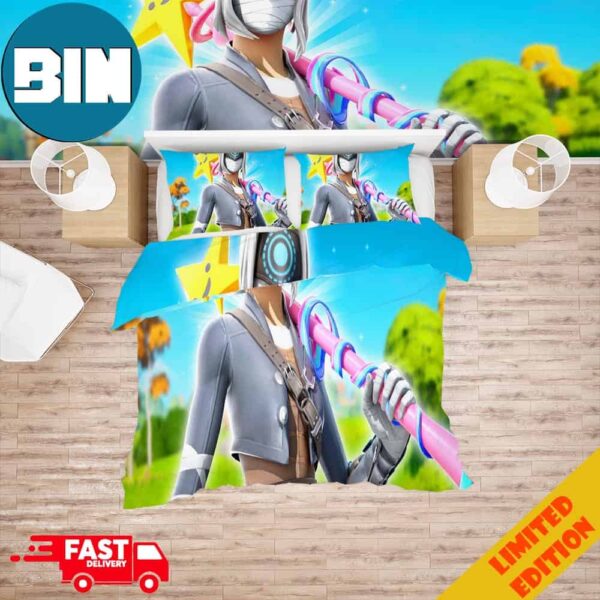 Fortnite Focus Fortnite vNotCxmpPlayer On YouTube Star Wand Home Decor Bedding Set And Pillow Case Comforter