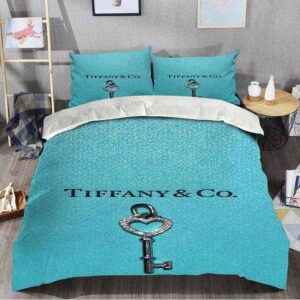 Heart Key Tiffany And Co Luxury Brand Bedding Set Home Decor